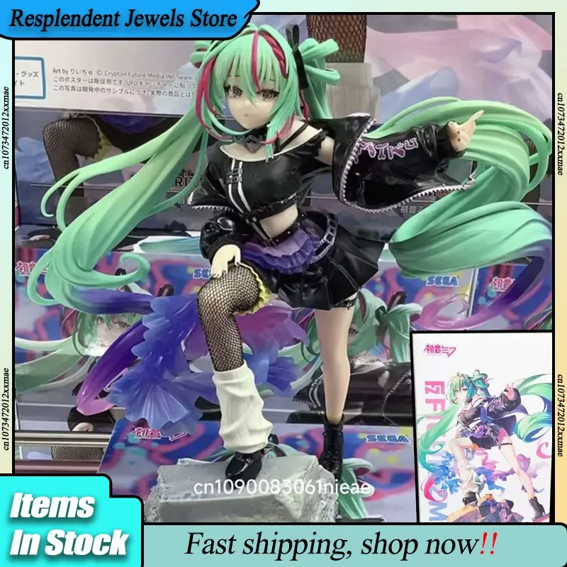 new-sega-figurizmα-hatsune-miku-punk-action-figure-pvc-23cm-anime-figures-original-trendy-play-miku-model-collecive-model-toy