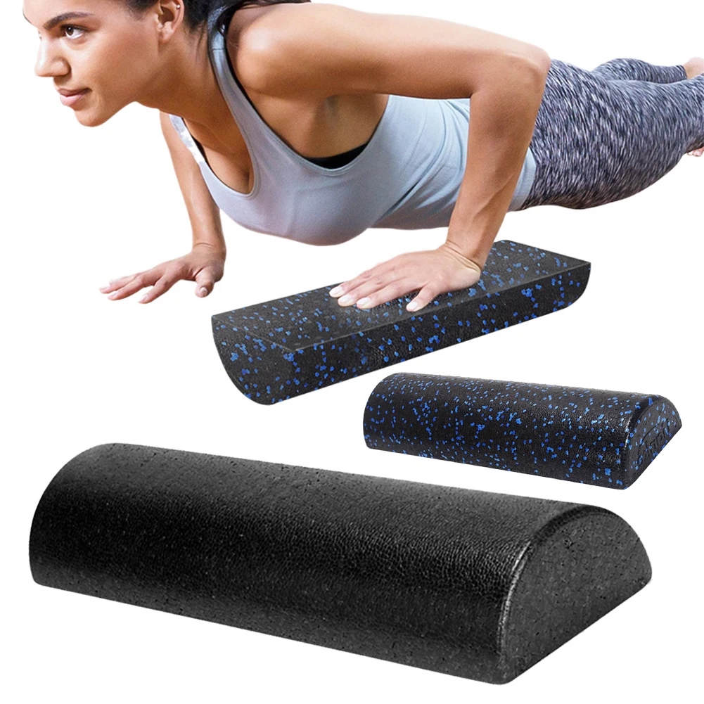 Half Round Yoga Massage Roller Column Muscle Relaxation Yoga Column Roller Tool Fitness Muscle Foam Roller for Home Gym Exercise