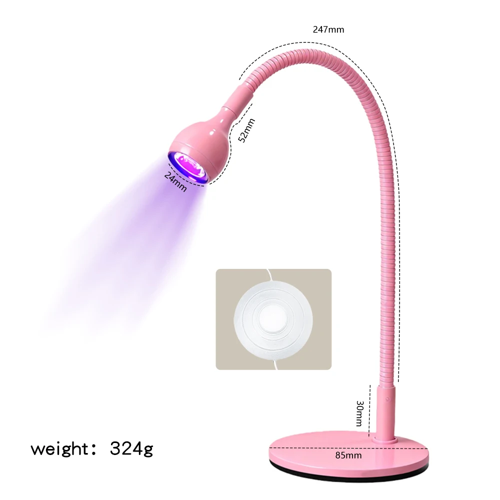 Professional Nail Lamp 360° Rotation Foot Switch Fast Drying Gel Polish High Power LED Curing Light Nail Salon Manicure Tools view 6