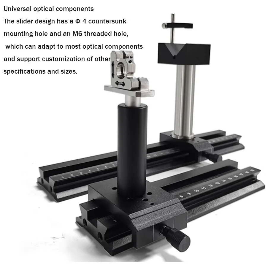 newExperimental load horizontal movement slider optical tool holder linear slide rail dovetail groove track coaxial guide rail