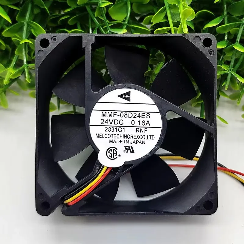 Original Mitsubishi CA1639H01 MMF-08D24ES-RP1 24V 0.16A 8025 8CM Cooling Fan for Electronics