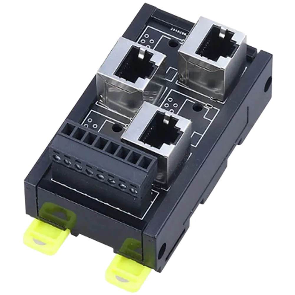 For rj45 to 8 Pin Terminal Block Ethernet Converter for RS485 Industrial Network Hub Splitter 2 3 4 5 6 Port Versions