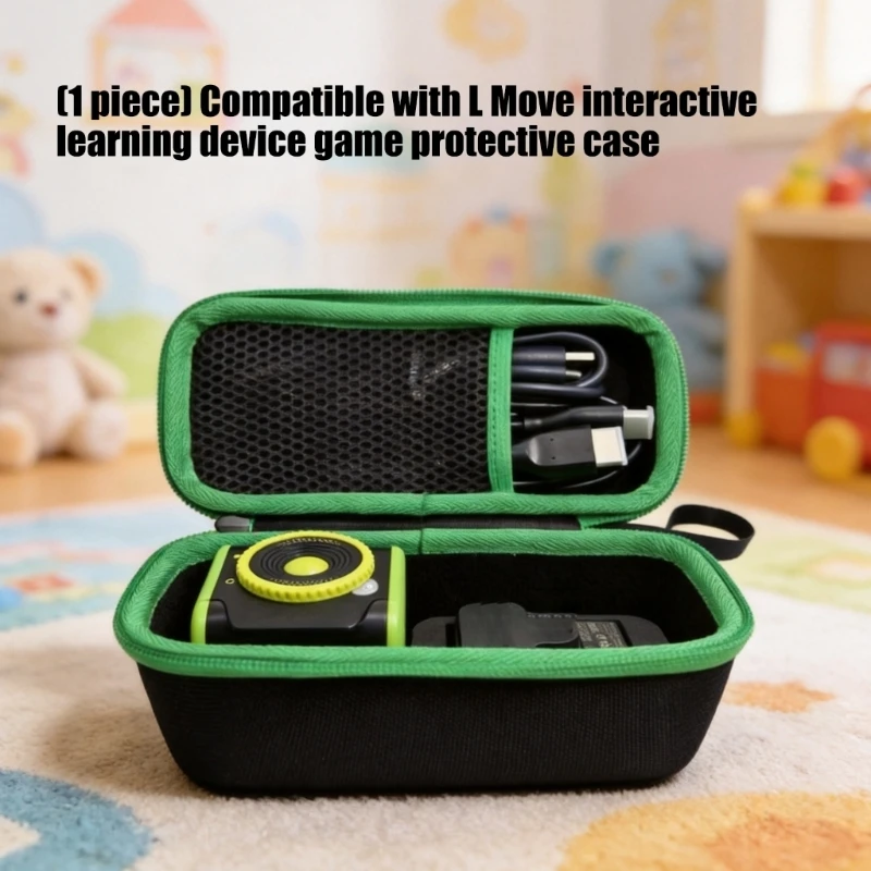 U55B Protector Case Storage Box for Leapfrog LeapMove Video Game System Scratchproof Bag Carrying Case with Pocket Strap