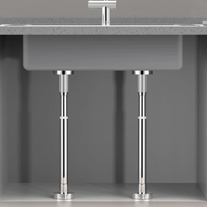 

Support Rod Kitchen Sink Bracket Wash Basin Face Wash Basin Stainless Steel Telescopic Rod Adjustable Height Support Frame