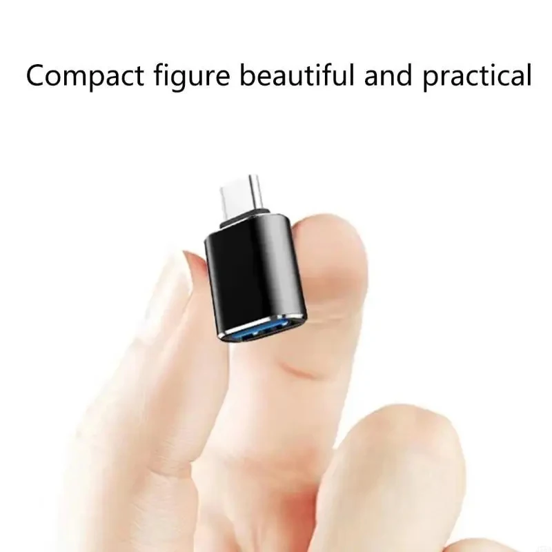 1/2/3/4Pcs USB Type C Male To USB A Female Adapter Portable Type-C Adapter For Laptops, Chargers 5Gbps High Speed Data Transfer