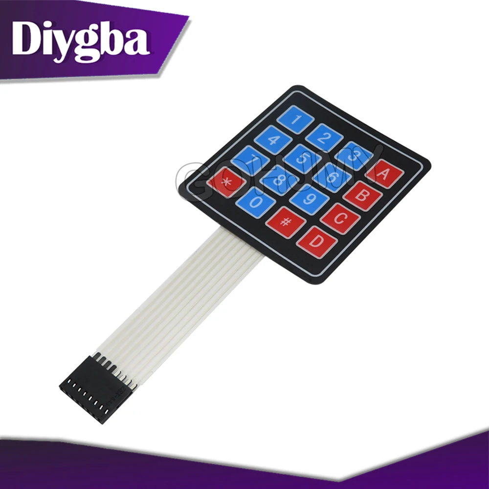 4 12 16 20 Key 1*4 3*4 4*4 4*5 Membrane Switch Keypad 1x4 3x4 4x4 4x5 Matrix Array Matrix keyboard for arduino smart car