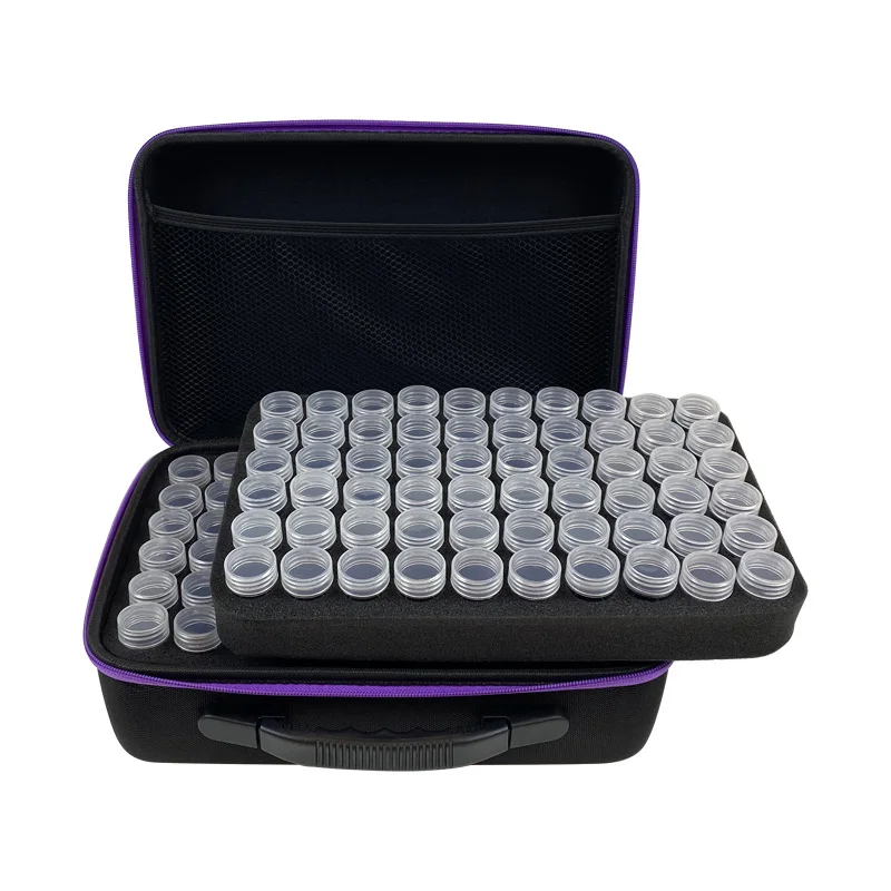 30/60/120/140/240Slot Diamond Painting Accessories Storage Box Bead Bottles Container Carry Case Diamond Embroidery Tool