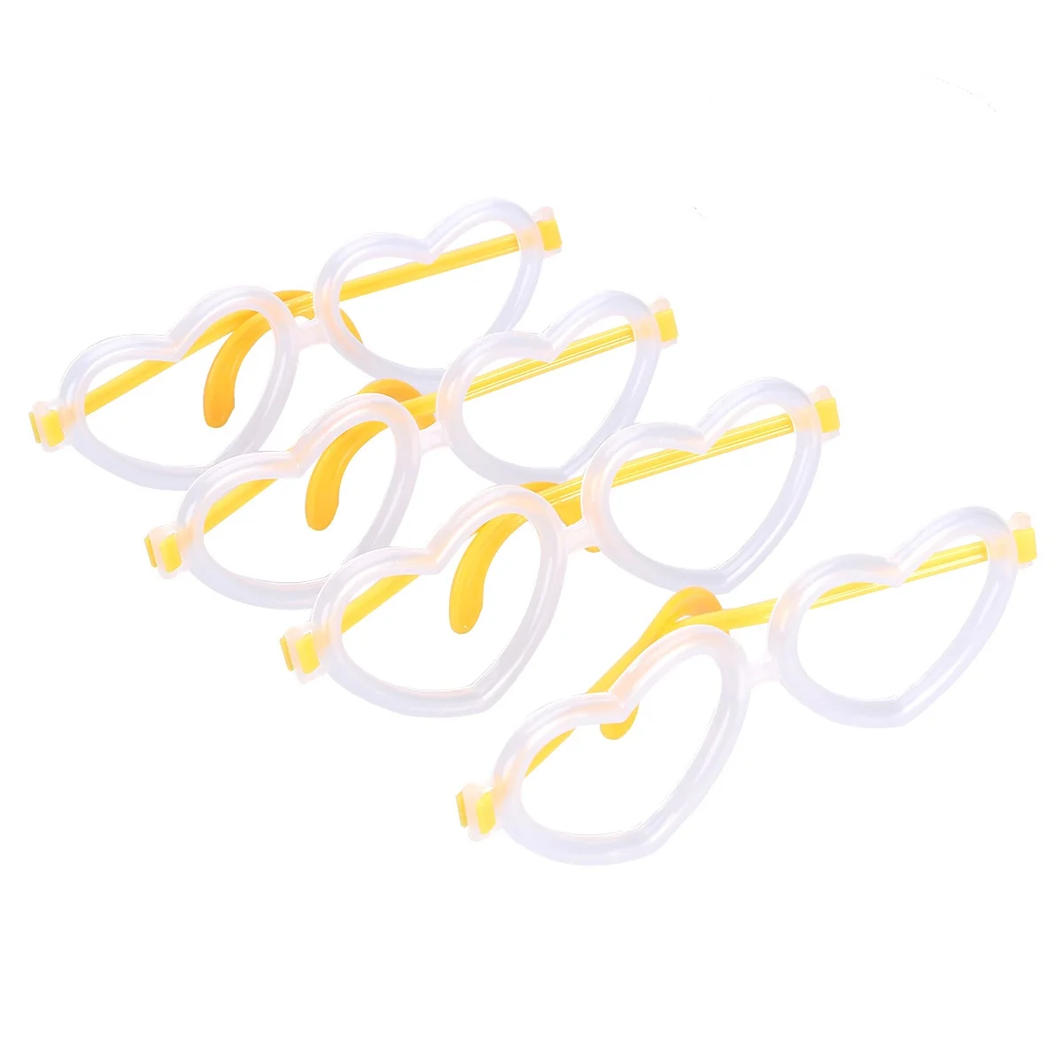 

30pcs Heart Shaped Glasses Fluorescent Stick Glow Party Favor Eyeglasses Shine Light Up Christmas New Year Fundraisers Toys