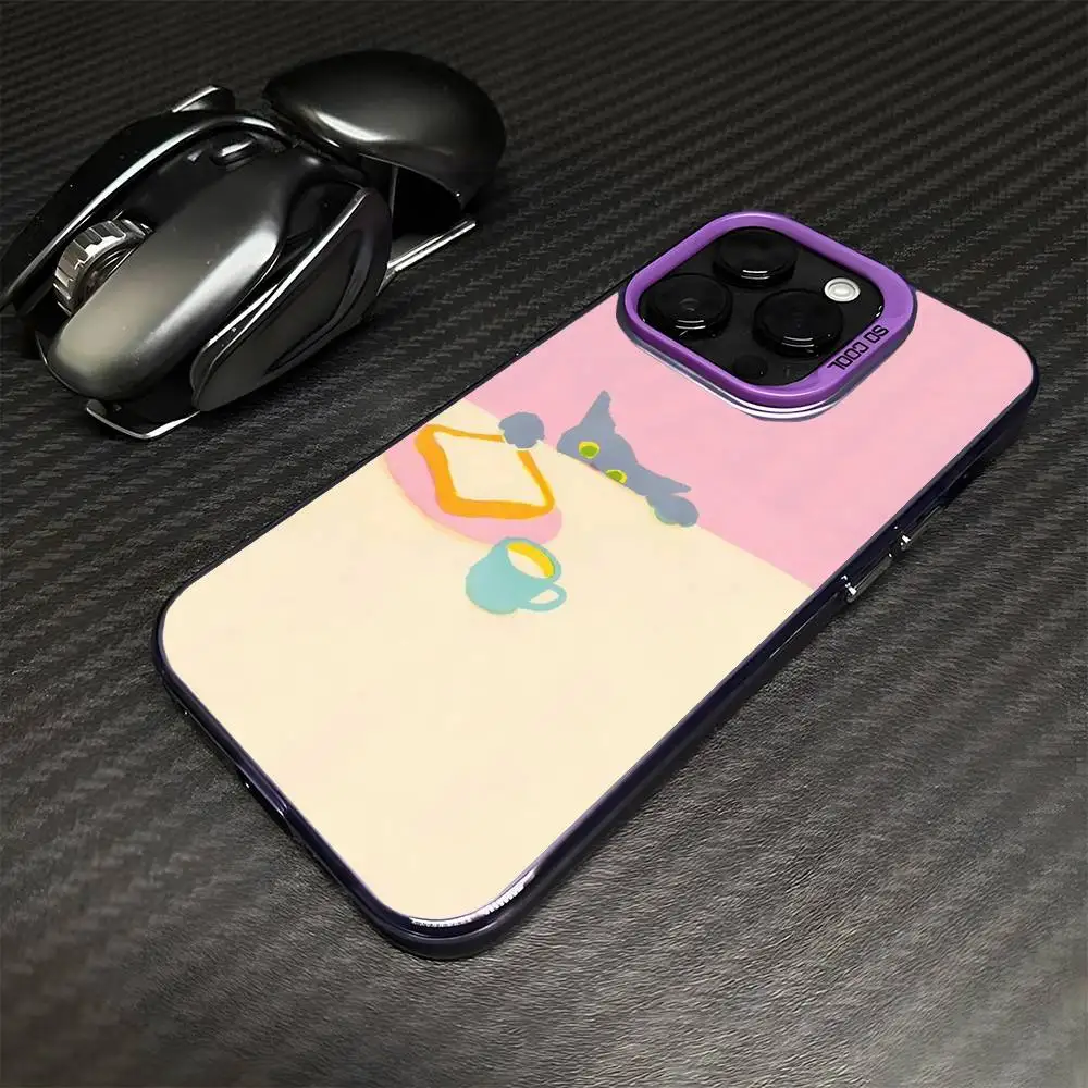 Life Phone Case For iPhone17,16,15,14,13,12,11 Plus,Pro Max Purple Matte Shockproof Cover