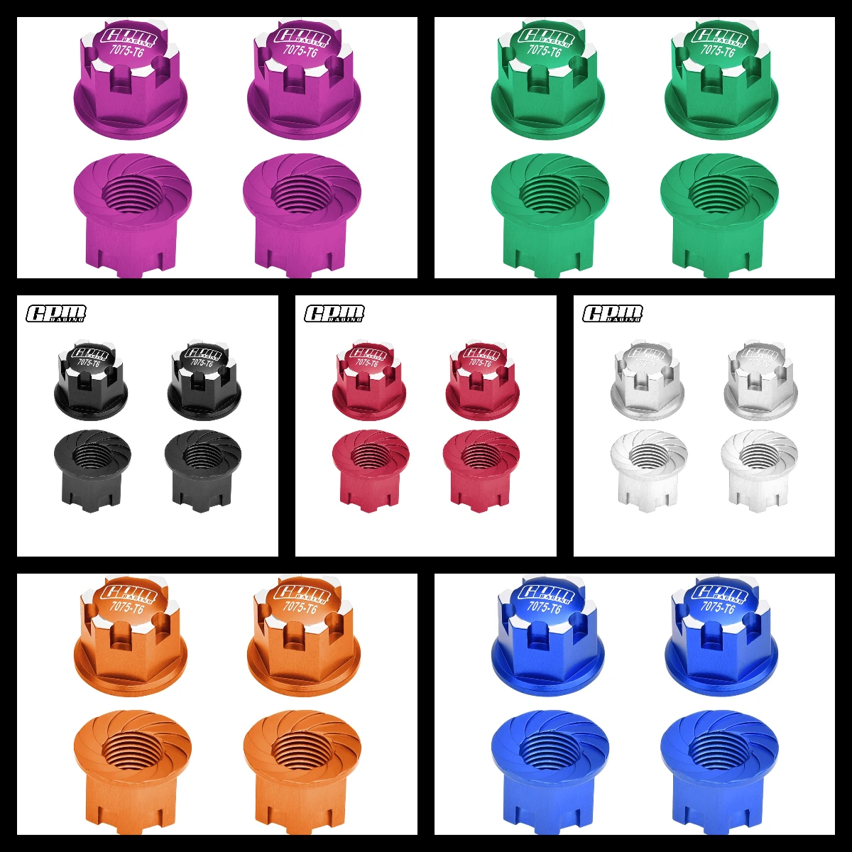 

GPM Alloy 7075 Wheel Lock For TRAXXAS 1/6 Funco Pro Sand Car 8S