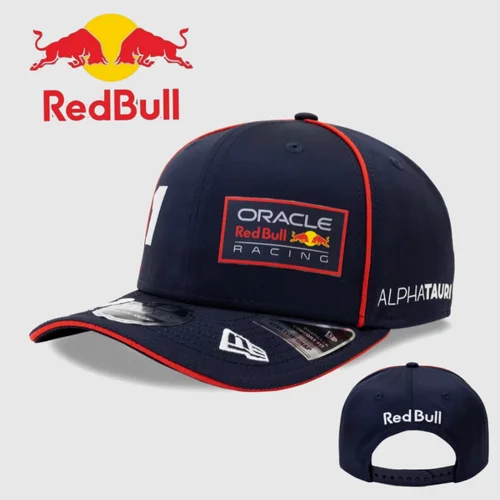 2025 nueva gorra de béisbol Red Bull, gorra informal ajustable de algodón para hombres y mujeres, ropa de calle de hip-hop, sombrero para el sol Red Bull