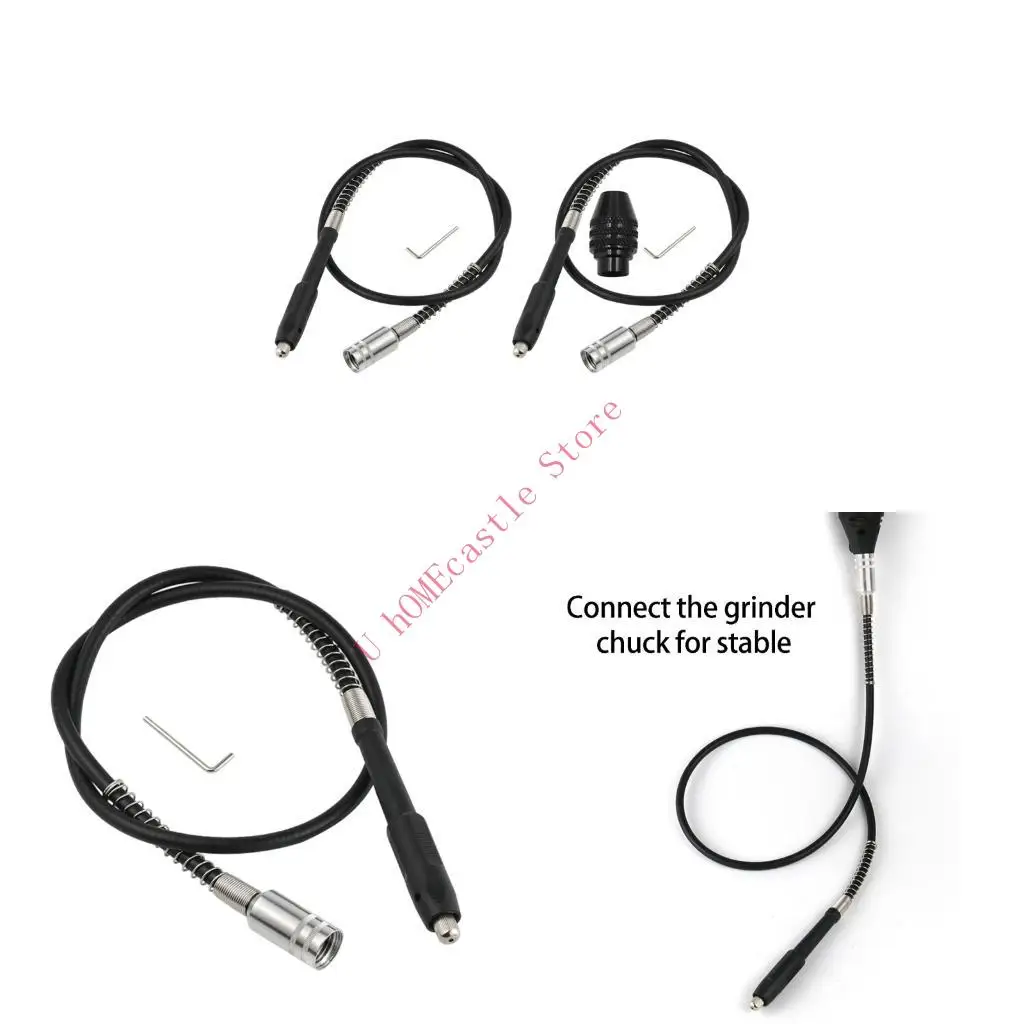 63HF 3Mm Flexible Shaft Extension For Power Tool With Universal M18X1.5 Connector Precisions Engraving And Polishing
