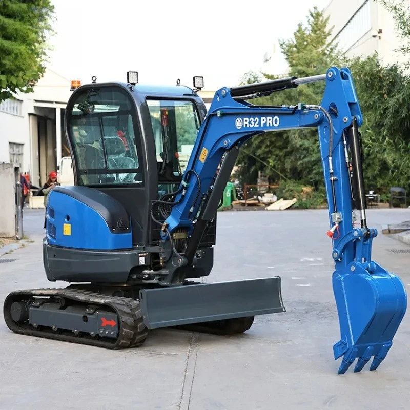 حفارة صغيرة لتحريك الأرض المنزلي، الزراعي، استخدام البستان، متعددة الأغراض، إيداع الكابينة المصغرة لحفارة الخطاف #5