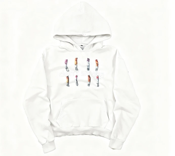 الرجال النساء موضة جديدة خمر الكلاسيكية الهيب هوب الشارع الشهير Y2K رمادي بقلنسوة رياضية ريترو الدخان طباعة سترة الملابس سترة فضفاضة #2