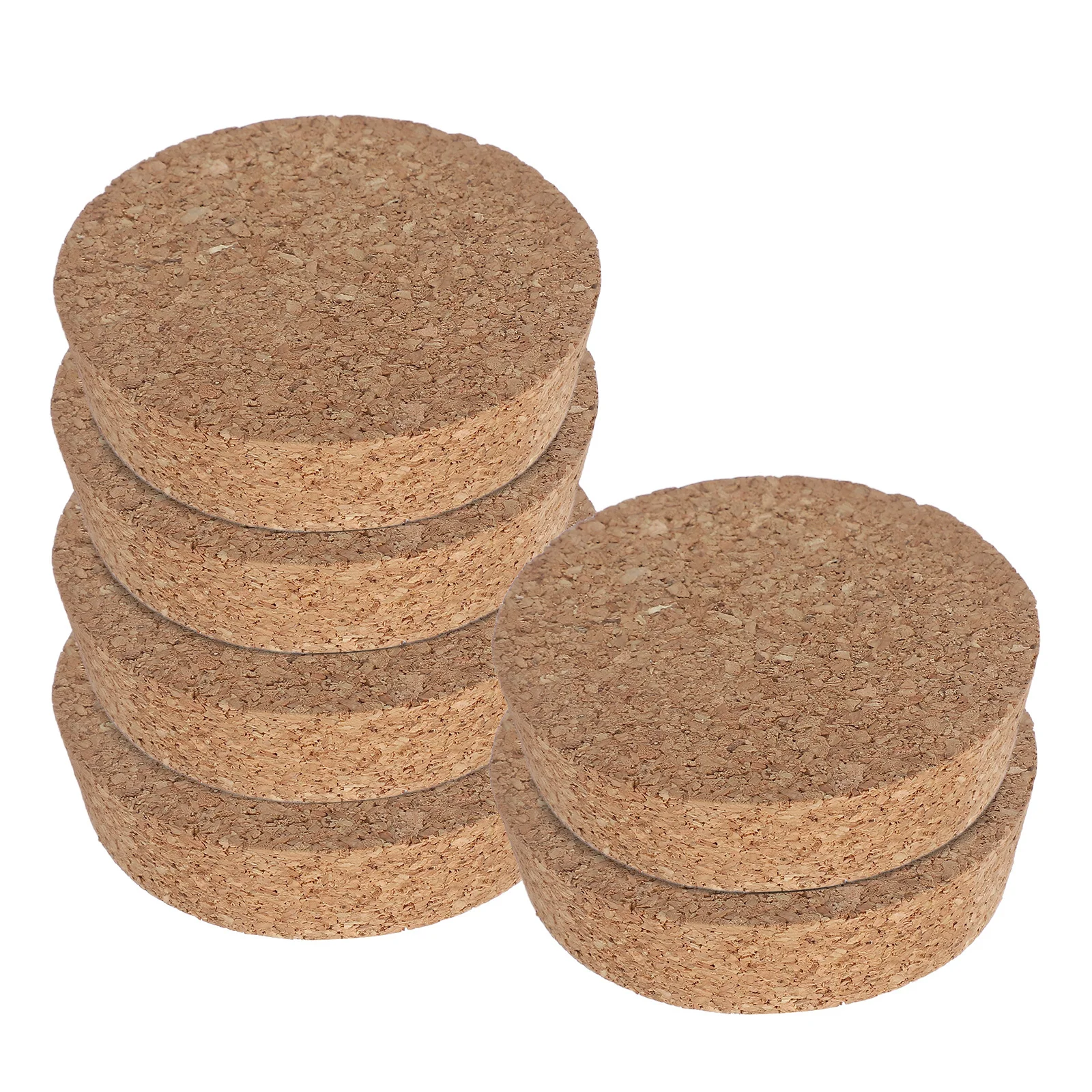 6 قطعة أغطية الفلين تصميم ريفي طبيعي ضيق الختم المائية زهرية الأغطية الزجاج زارع الفلين التوصيل لتررم النبات 80x20x73mm