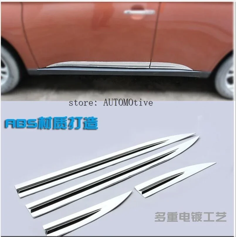 

2013 2014 2015 2017 2018 for Mitsubishi Outlander Body sill Moldings decoration