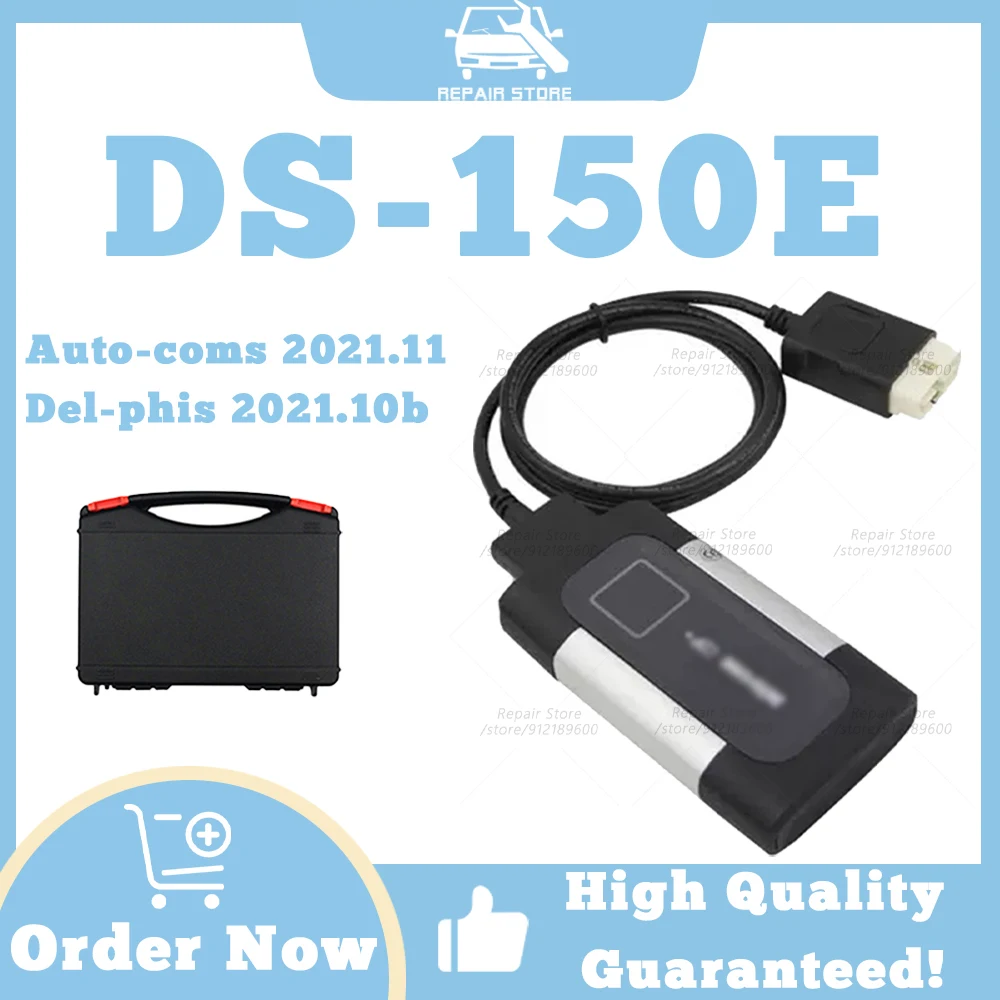 Diagnostic Tool DS-150E Single board with 21relays and 9241A chip Auto-coms 2021.11 Support for B-M-W Del-phis 2021.10b ISS ISS