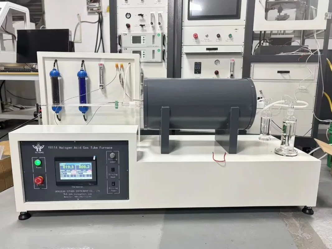 IEC 60754 Halogen Acid  Release Test Apparatus for Cable Combustion  Analysis Testing Machine