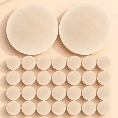 

100pcs Mini Half Ball Bead Craft Making DIY Beads Smooth Surface Unfinished Wood Balls Natural Half Wooden Beads Wooden Balls