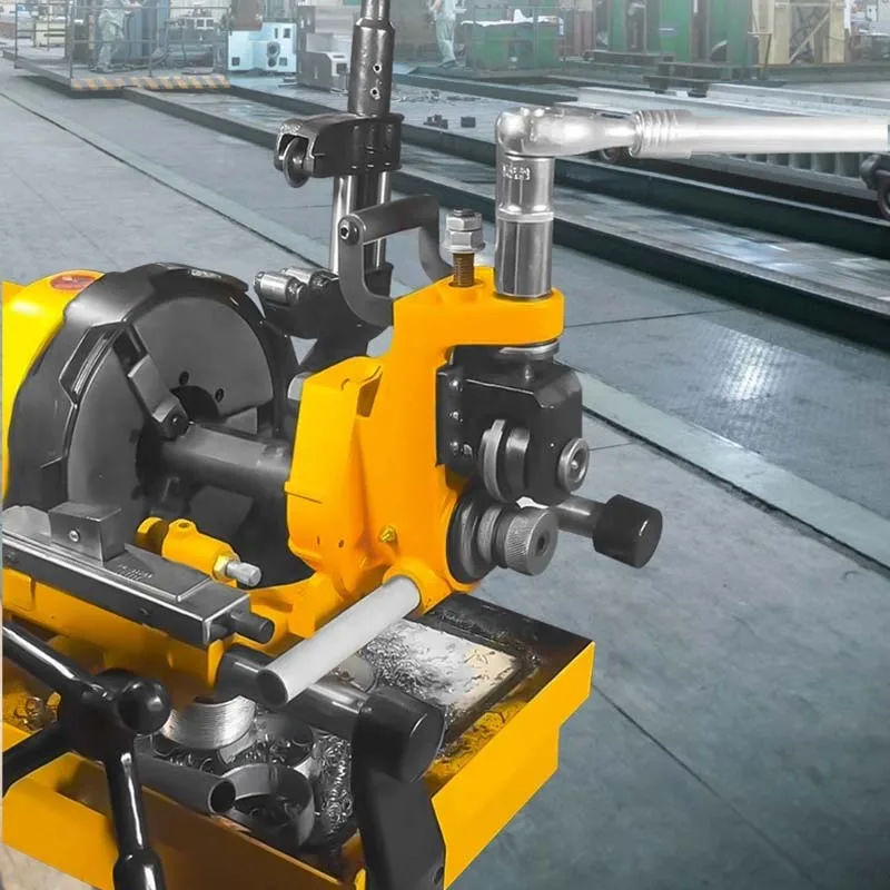 Photosynthetic Pipeline Slotting Machine Steel Pipe Galvanized Pipe Rolling Slotting Machine Can Press 50-165mm