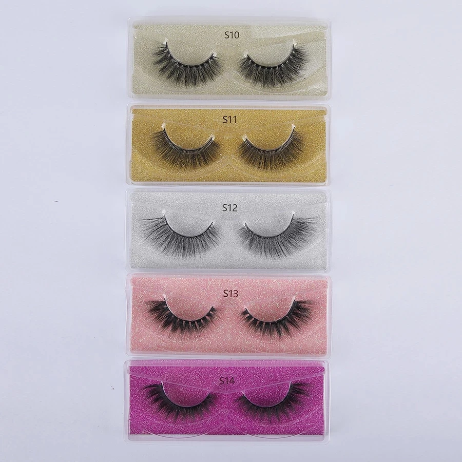 Wholesale 10/30/50Pairs Eyelashes 3D Mink Lashes Handmade Fluffy Dramatic Lashes Cruelty Free False Eyelashes Makeup Full Strip