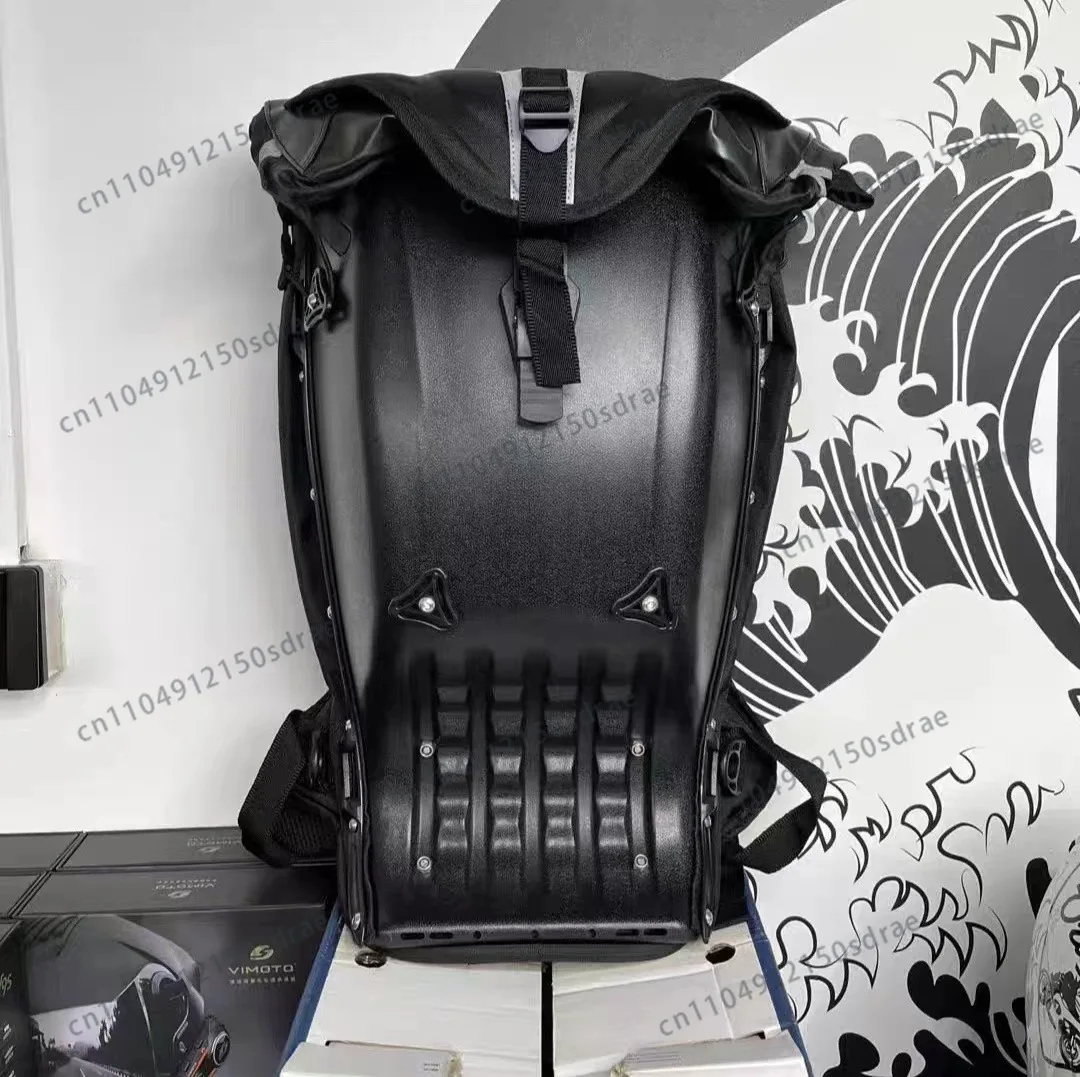 Motorcycle men's waterproof shoulders rider moto hard shell backpack motorcycle helmet bag riding equipment