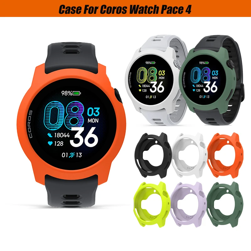 Lightweight Shell Soft Silicone Case For Coros Watch Pace 4