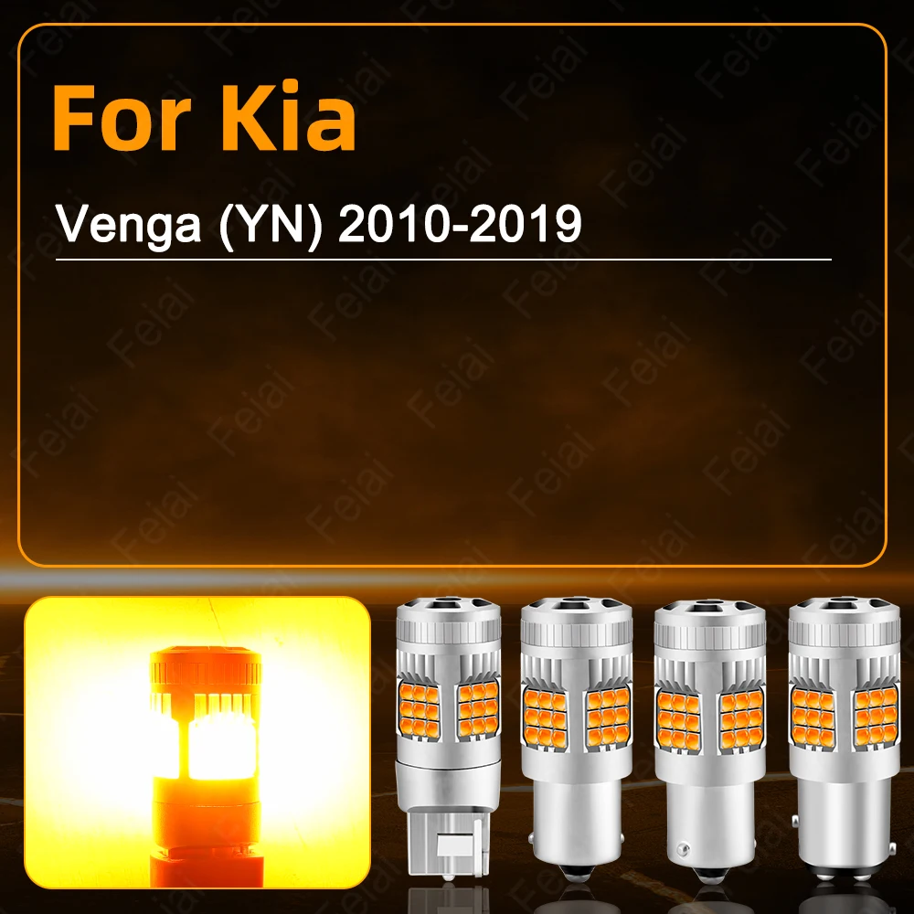 For Kia Venga Turn Signal LED Light Indicator Bulb Amber For Kia Venga YN Accessories 2010 2011 2012 2013 2014 2015 2016-2019