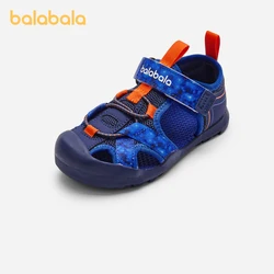 Balabala sandali sportivi per bambini scarpe da spiaggia per ragazzi 2024 estate nuovo arrivo scarpe antiscivolo a punta chiusa con chiusura in Velcro