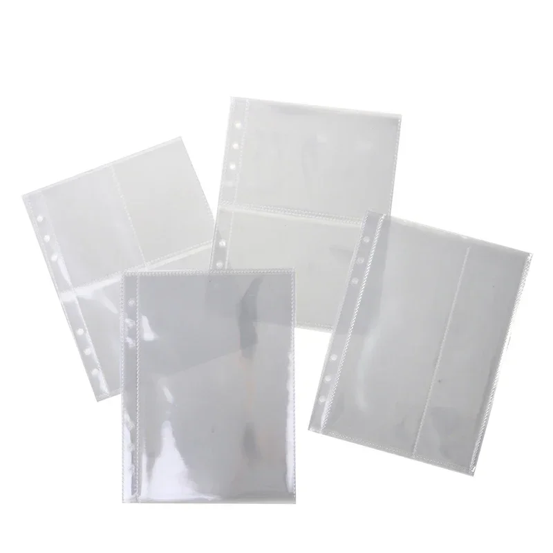 10Pcs A5 Photo Album Binder Sleeves 1P 2P 4P Photo Album Binder Refill Inner Cards Photocard Refill Bags Pocket Instax Name Card