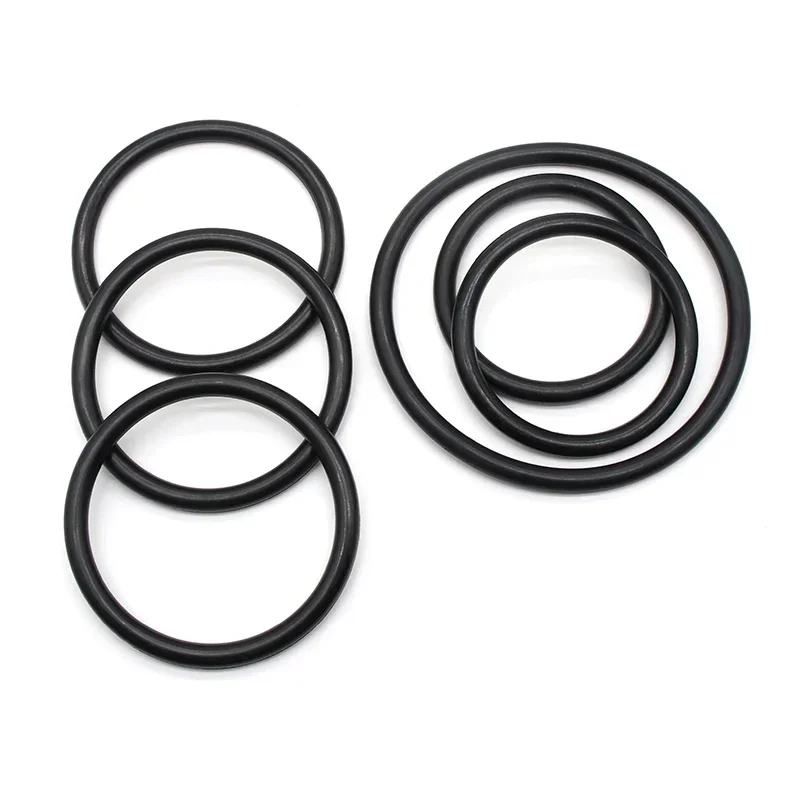 5 Stuks Zwart NBR O Ring Afdichting Pakking CS 7mm OD 74mm ~ 304mm Nitril Butadieen Rubber Spacer Olie Weerstand Washer Ronde Vorm