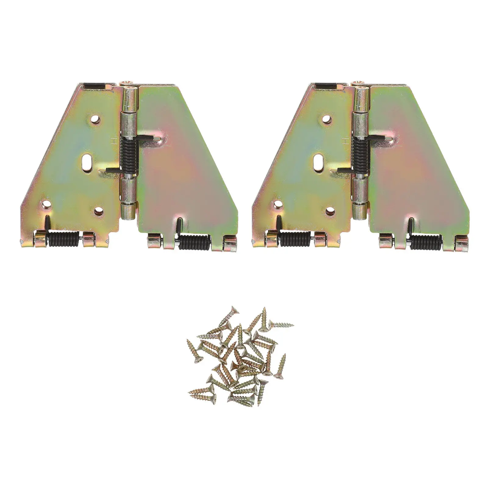 2Pcs Drop Leaf Table Folding Hinges Heavy Duty Butterfly Leaf Adjustable Spring Mechanism Folding Table Hardware for Dining Room