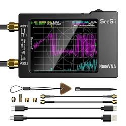 Anslyzer widma NanoVNA-H4 Wektorowy analizator anten sieciowych 10KHz-1.5GHz MF HF VHF UHF Tuner antenowy nano vna NanoVNA-H