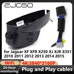 ZJCGO 4K Wifi 3840*2160 자동차 DVR 대시 캠 카메라 비디오 레코더 Jaguar XF XFR X250 XJ XJR X351 2010 2011 2012 2013 2014 2015