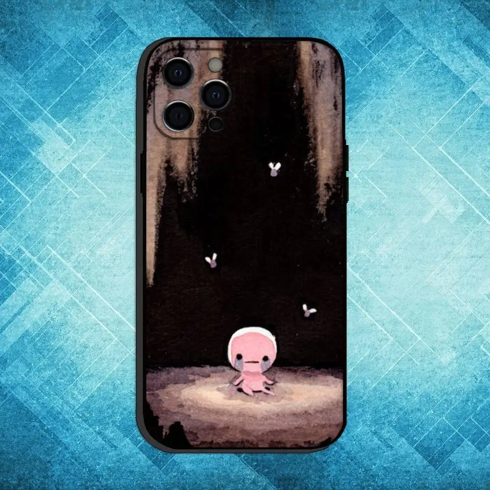 Game The Binding of I-Isaac1 Phone Case For iPhone17,16,15,14,13,12,11 Plus,Pro Max Soft Black Cover