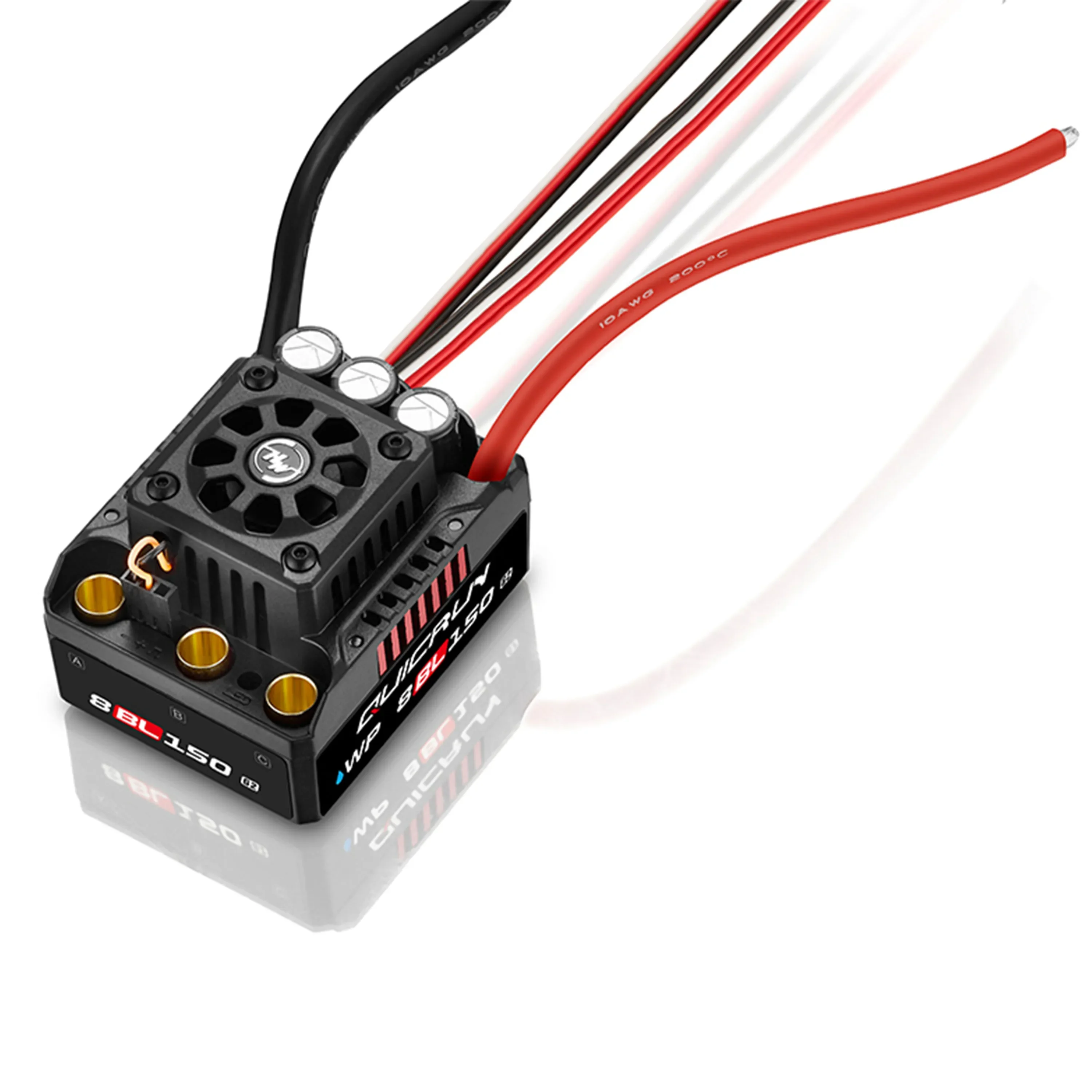 HOBBYWING QuicRun WP 8BL150 G2 150A Waterproof Brushless Sensorless ESC 3-6S for 1/8 RC Car Truck Monster 4274 Motor Sensored