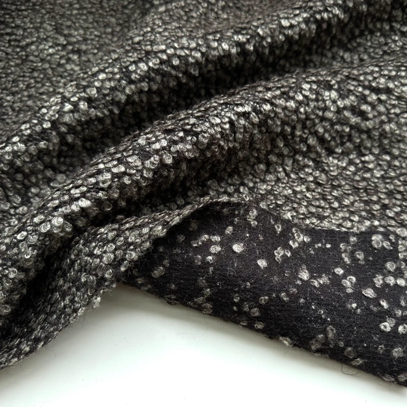 Wool Fabric Thickened Soft for Clothing Coat Shawl Windbreaker Designer Diy Sewing Material Cloth Handmade Wholesale