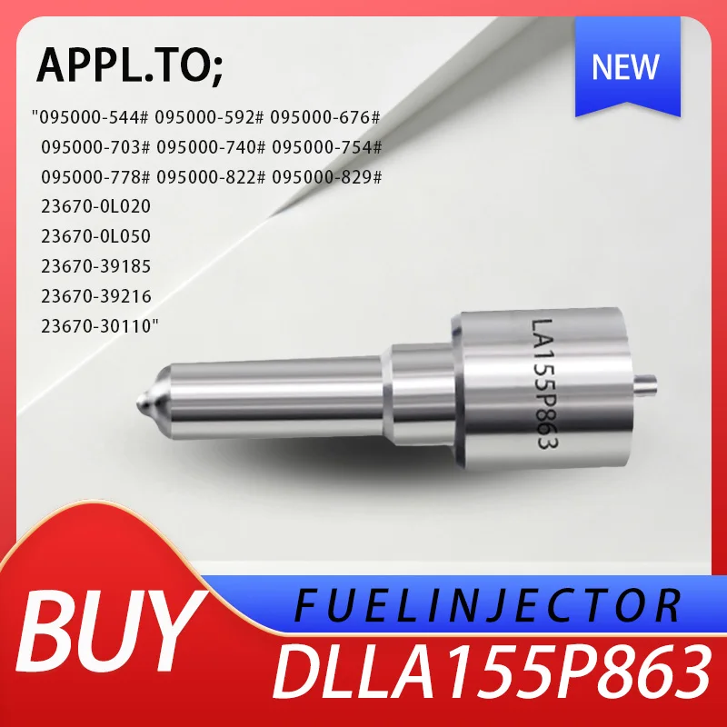 Форсунка DLLA155P863 для системы подачи топлива двигателя Denso, совместима с 095000-544 #   095000-592 #   YG0633
