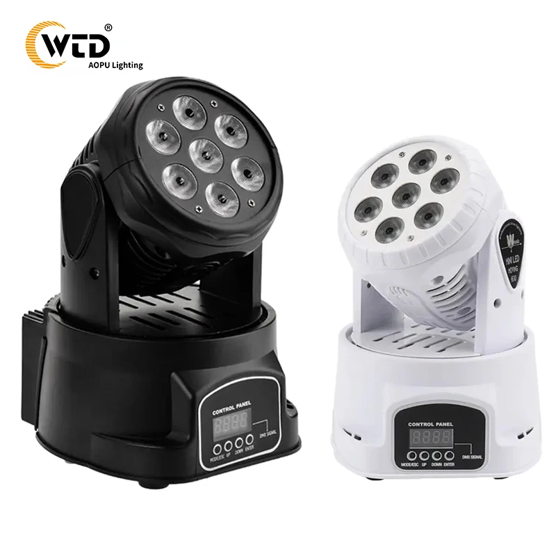 

Светодиодный мини-лазерный прожектор 7x10W RGBW 4IN1 для сцены с дистанционным управлением, для KTV, ночных клубов, дискотек