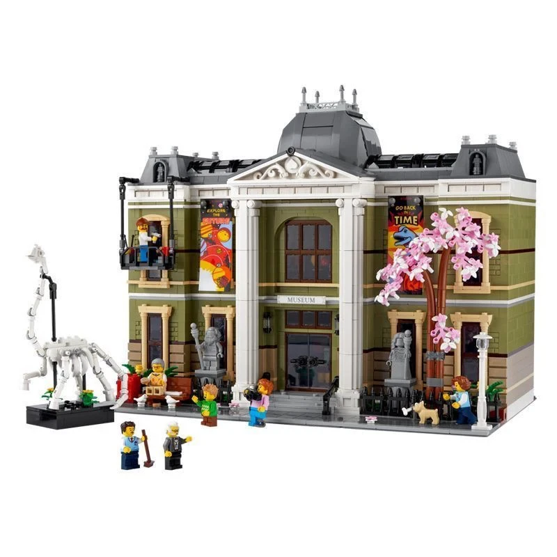 2025 New Natural History Museum compatible with 10326 set architectural street view building block toy children's gift