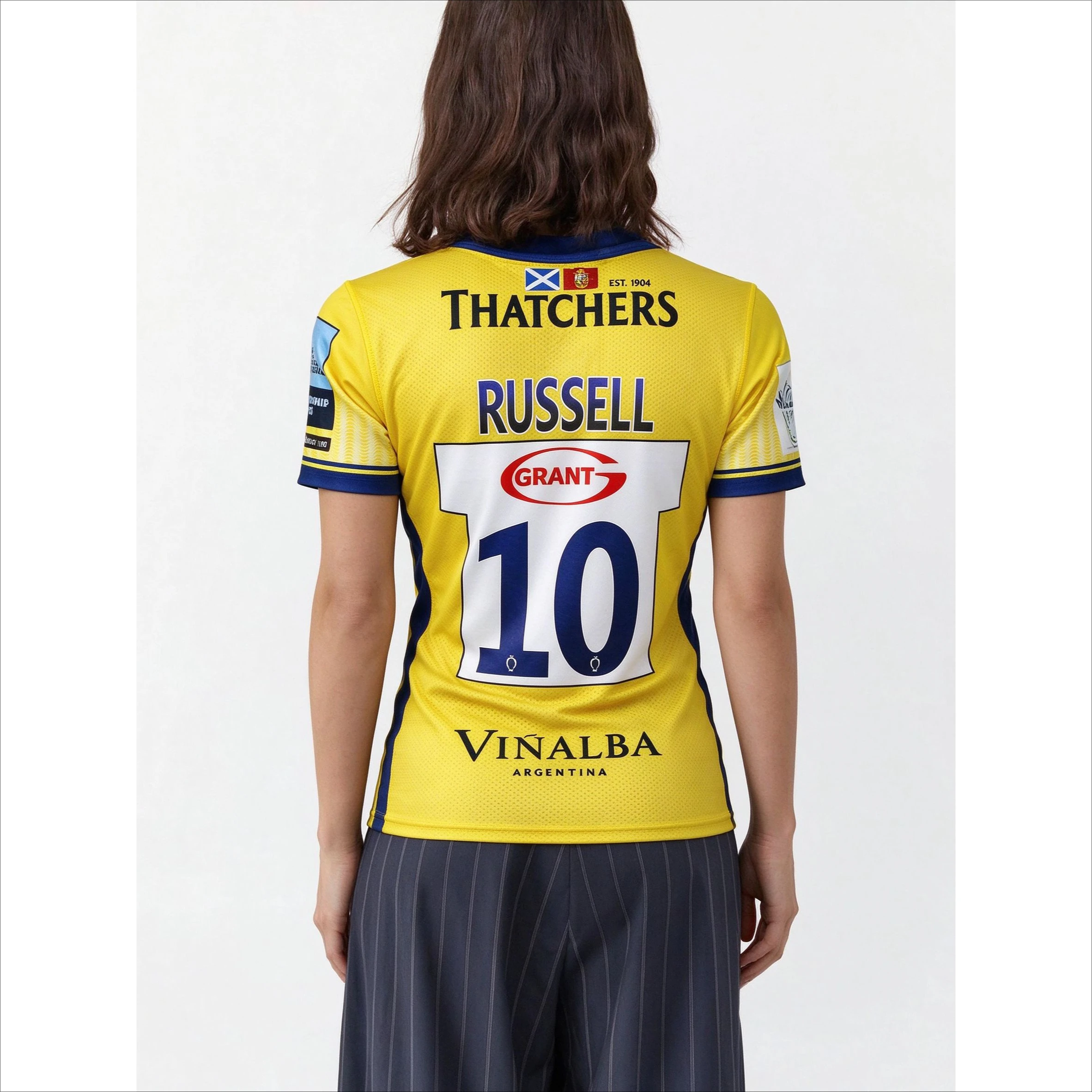 Finn Russell #10 Bath Rugby Jersey, Casual Sports Fan T-shirt Summer Quick-drying Tops