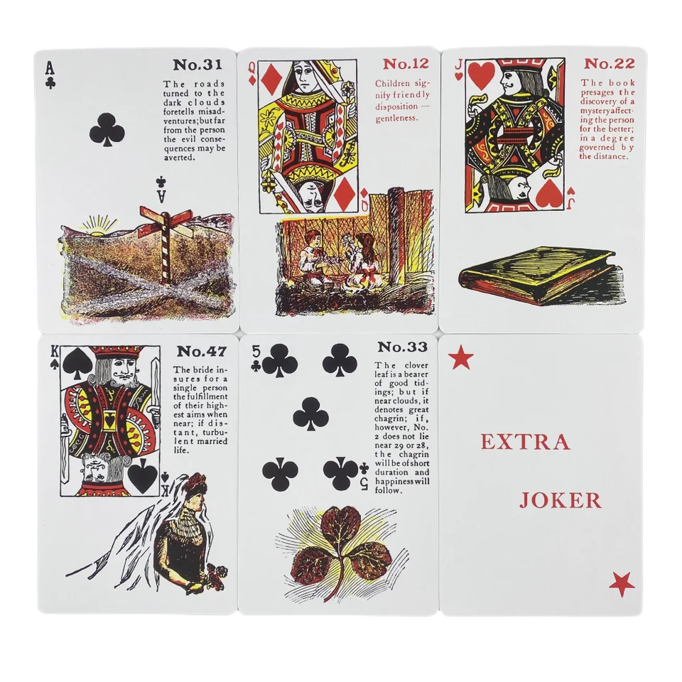 Gypsy Witch Fortune Telling Playing Cards Oracle A 46 Tarot