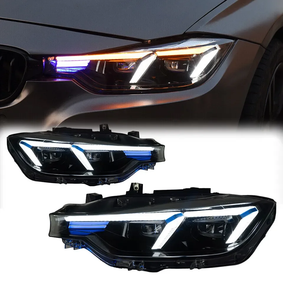 

LED Headlight for BMW 3 Series F30 F35 2013-2018 Front Projector Lens DRL Turn Signal Automatic Lamp