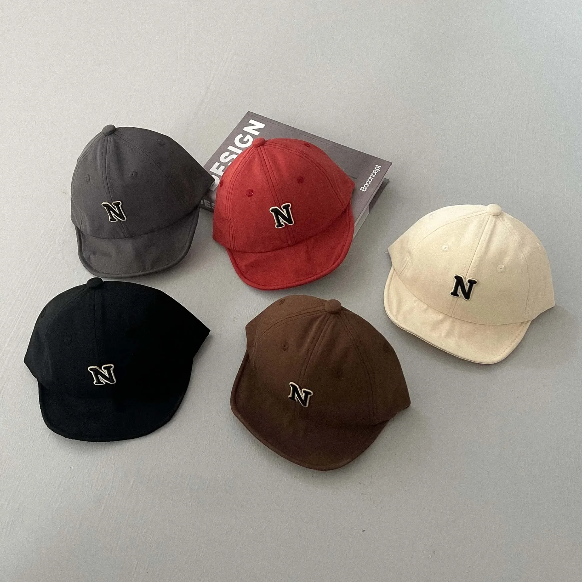 

Fashion Letter Kids Baseball Caps Spring Summer Retro Casual Girls Boys Peaked Caps Children Travel Sunshade Baby Hat