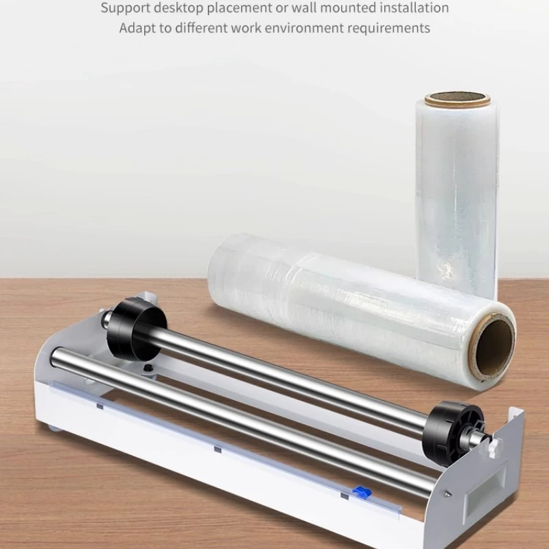Commercial Wrapping Film Packaging Machine Supermarket Fruit Cling Film Cutting Machine Fixed Bracket Express Packaging Artifact