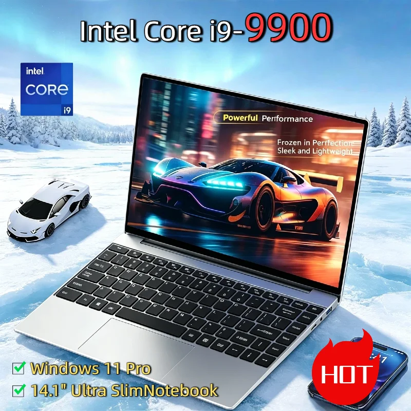 

Intel Core i9 9900 2026 NEW 14.1 Inch Laptop 32GB 2TB Windows 11 Ultra Slim Gaming Computer PC Gamer Office Notebook