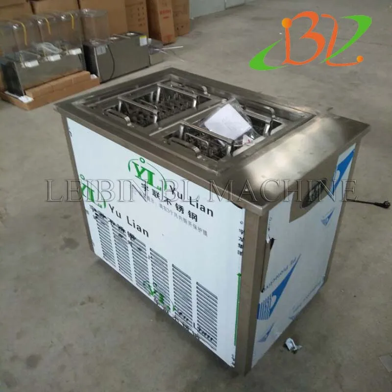 Commercial Ice Cream Manufacturer With Dual Modes Flavored Popsicle Fruit Manufacturer 220V Fully Automatic