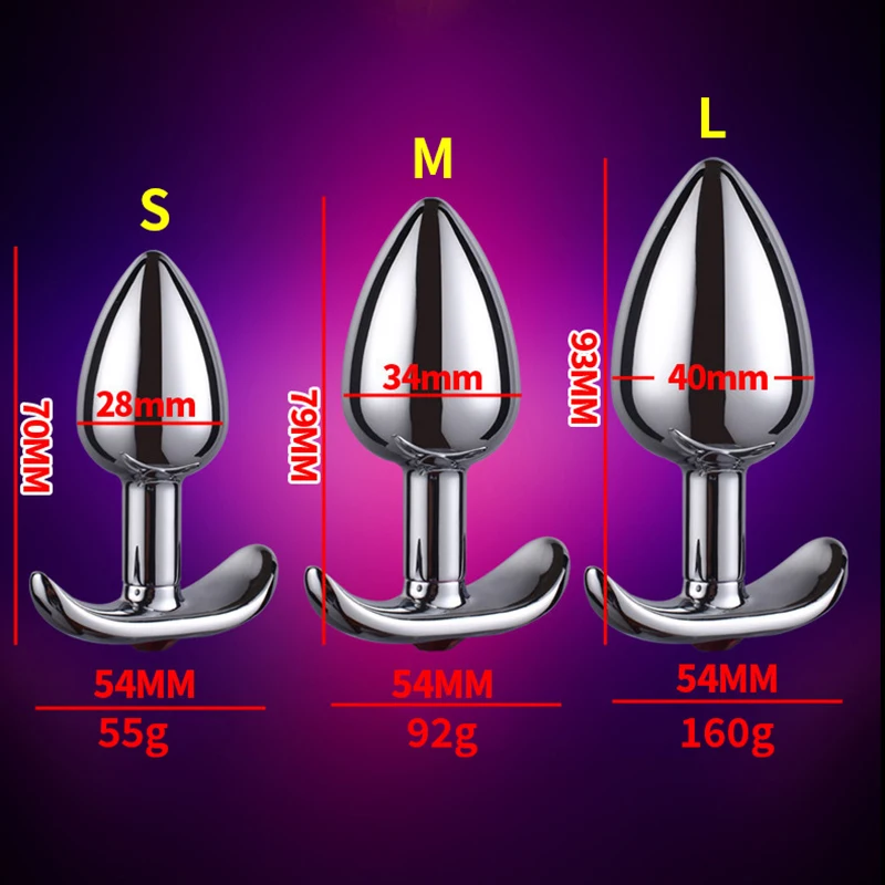 Base de ancla de Metal para mujer, tapón Anal para exteriores, juguete para parejas, acero inoxidable, entrenador de tapón Anal para hombre,