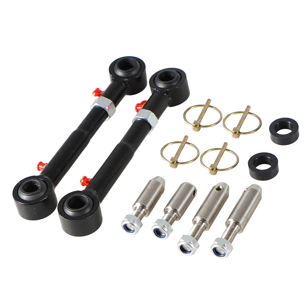 

For 07-18 Jeep Wrangler JK JKU Front Sway Bar Links Disconnects for 2.5-6" lifts