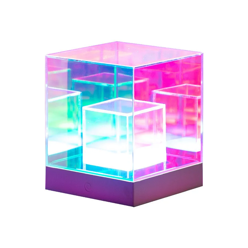 Atmosphere Light Cube Night Light Esports Room Desktop Stereoscopic Light Gift Induction Desk Lamp Induction Atmosphere Light